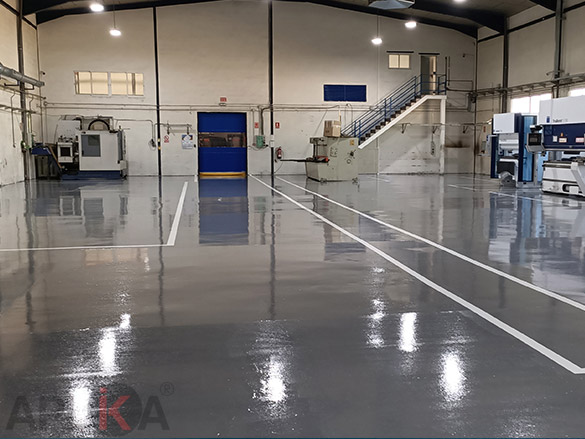 pintura resina epoxi suelos naves
